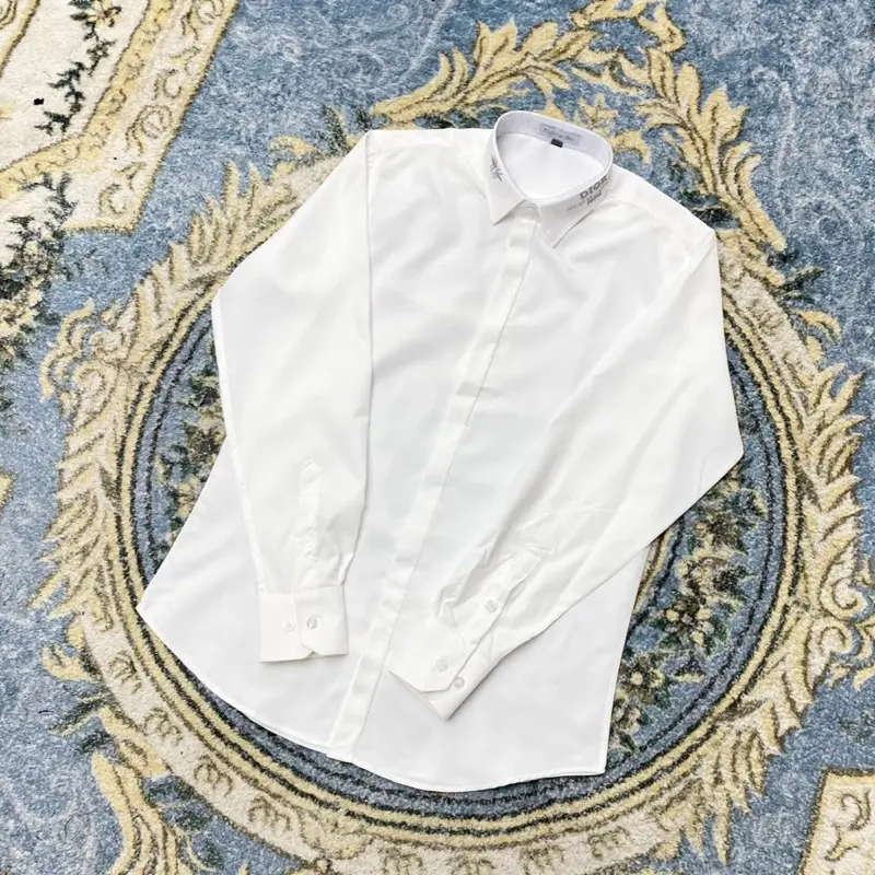 Áo sơ mi nam diorr thêu hình con ong, tag mác đầy đủ, new