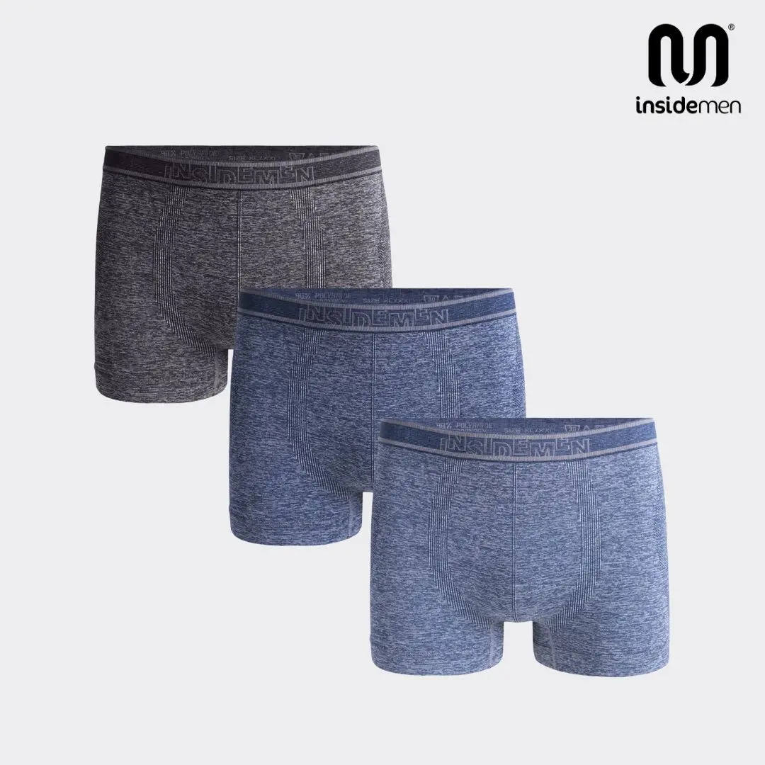 Insidemen - Quần lót Boxer nam không đường may IBX065
