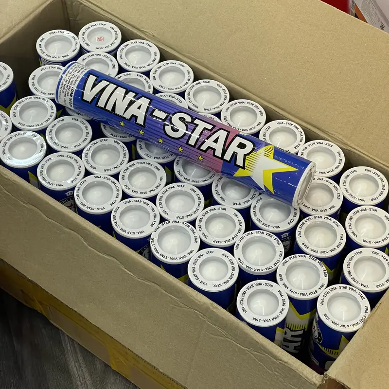 (Chính hãng) Cầu Vina Star Xanh Loại 1- ống 12 quả 1