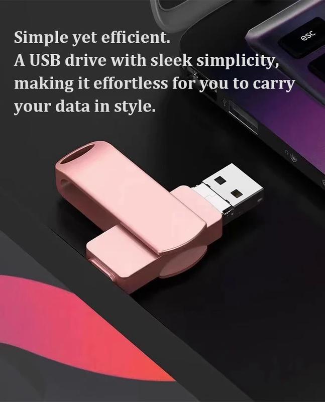Product Introduction of Stock 32GB 64GB 3 In 1 Otg Stick128GB Usb Memory USB2.0 Pen Drive Disk 256GB Flash Drive 4