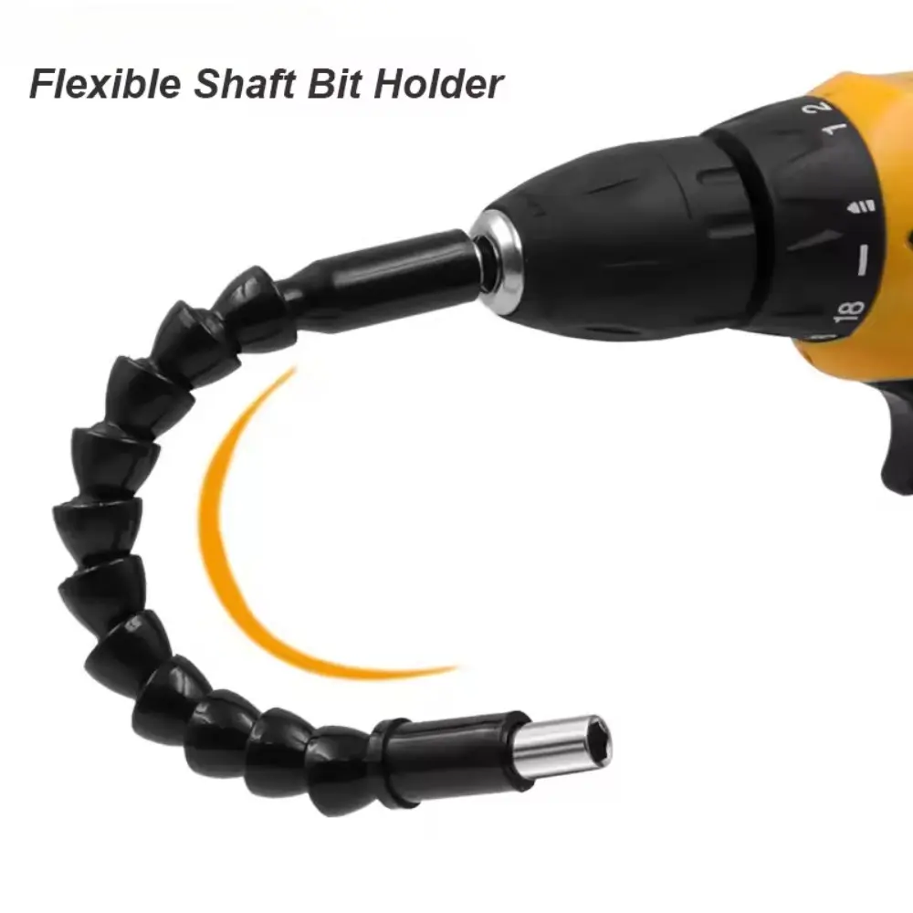 Flexible Screwdriver Extension Flex Drill Bit Holder Hex Shaft Tip Soft for Electric Screw Driver Snake Adapter Connect Magnetic