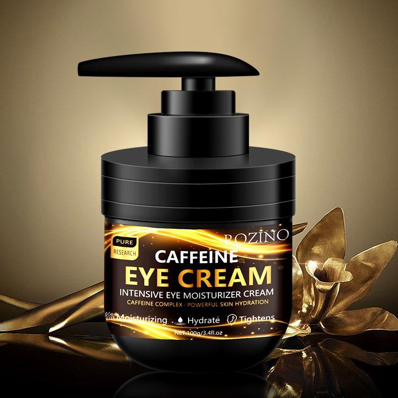 Black Press Jar Caffeine Eye Cream, Moisturizing Eye Cream, Eye Care Product for Women & Men, Daily Skincare Product for Daily Use 3