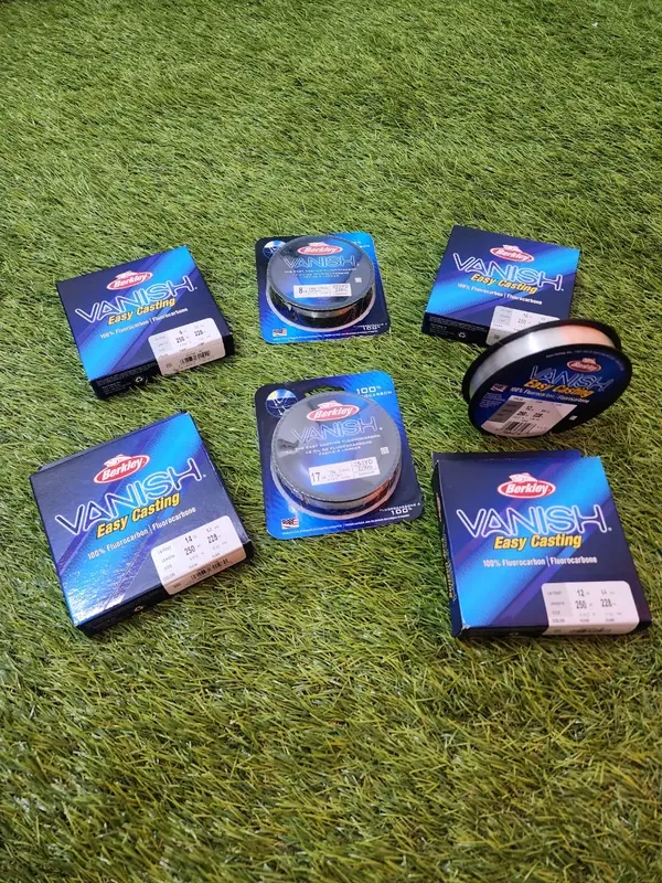 SENAR PANCING BERKLEY VANISH 250YD 228M CLEAR 100% FLUOROCARBON 0