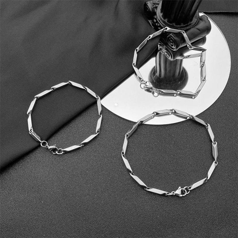 Vòng   - Lắc   nữ titan hoả tiễn trơn thời trang cao cấp inox thép không gỉ titanium trangsucpt PTLTNAB Cao Su Phụ Kiện Chain vòng  đẹp lactay  Hoa Lịch vong tay nam nu