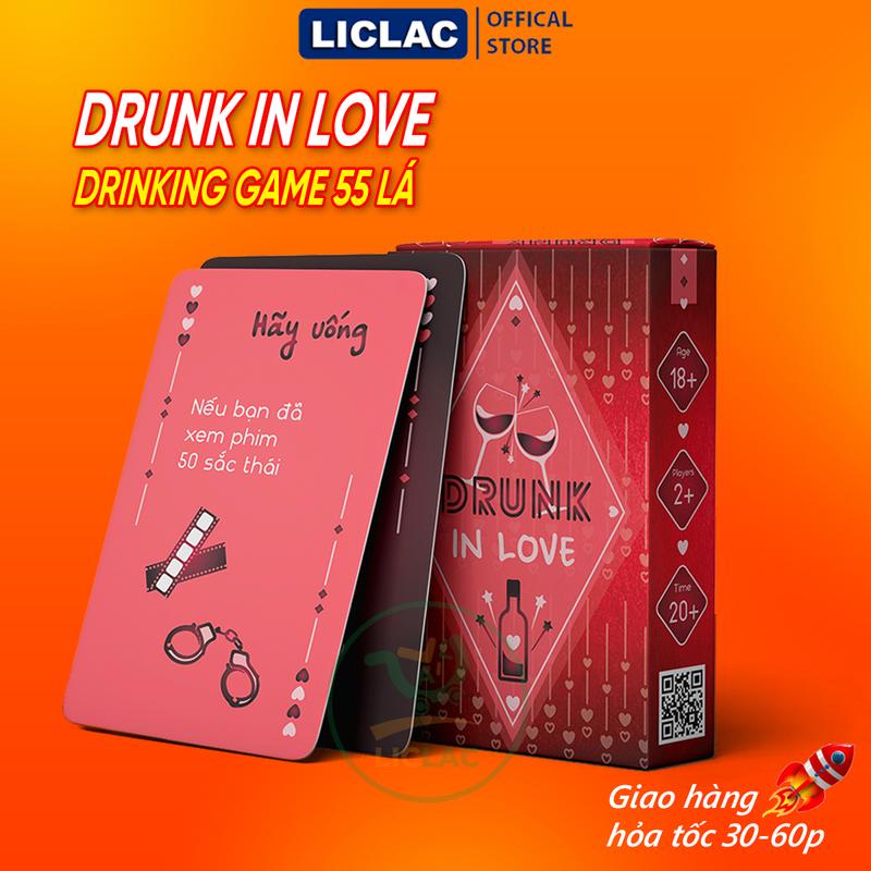  Bộ bài Drinking Game Drunk In Love 55 Lá dành cho cặp đôi tại các buổi tiệc  Bài Tình Yêu Hẹn Hò Say Tình 