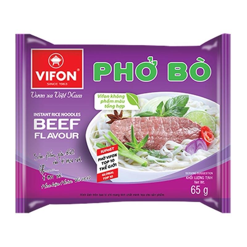 Thùng 30 gói phở bò/ Vifon 65g