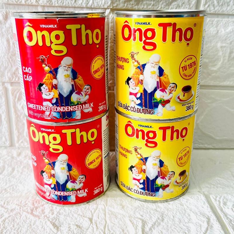 Sữa đặc Ông Thọ lon 380g date mới