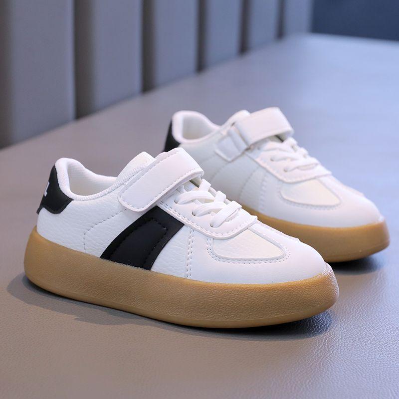 Children's Shoes Children's Sneaker 2024 New Girls' Sneakers Boys' Moral Training Shoes Middle and Big Children Students Soft Bottom Skateboard Shoes 8