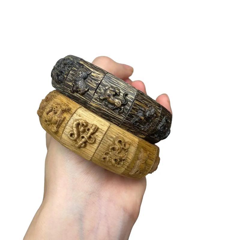 Vòng Trầm Hương 12 Con Giáp Phụ Kiện Đeo Tay 5