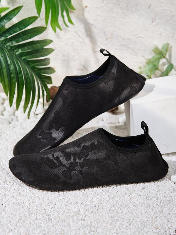 Men's Random All Over Print Slip On River Trekking Shoes, Sporty Comfortable Non-slip Quick Drying Shoes, 2024 Summer Water Shoes Aqua Shoes, Sports Shoes for Beach Outdoor Activities 5