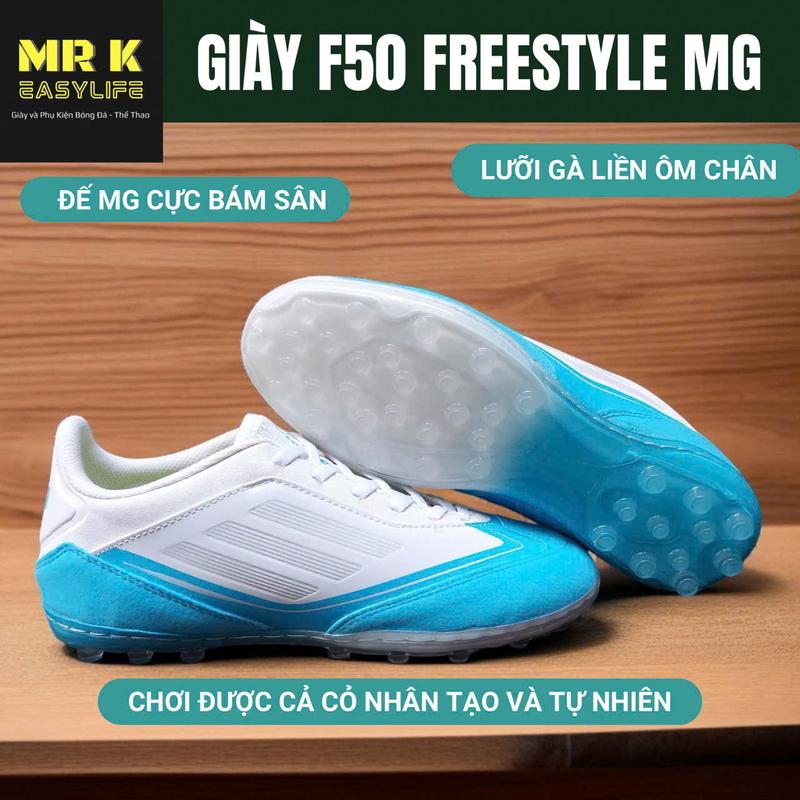 [HOT] Giày Đá Bóng Nam F50 MG, đế MG bám sân, khâu full đế, êm, tặng kèm tất + dây phối màu, Sport, Đá Banh cỏ nhân tạo, tự nhiên, thể thao, tập thể dục