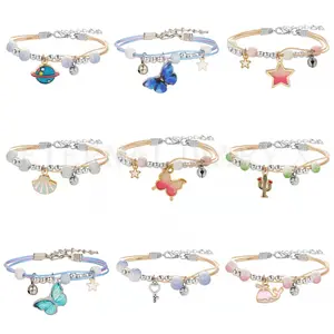 ED - GELANG TANGAN TALI MODEL KOREA / GELANG TALI KOREA BESTIE / BRACELET GELANG TANGAN COUPLE BESTIE