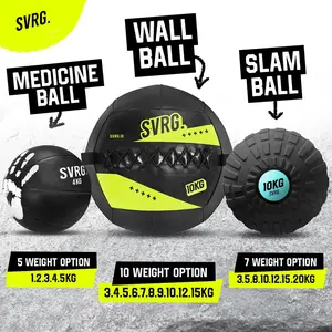SVRG Slam Ball 3Kg 5Kg 8Kg 10Kg 12Kg Medicine Ball - No Bounce