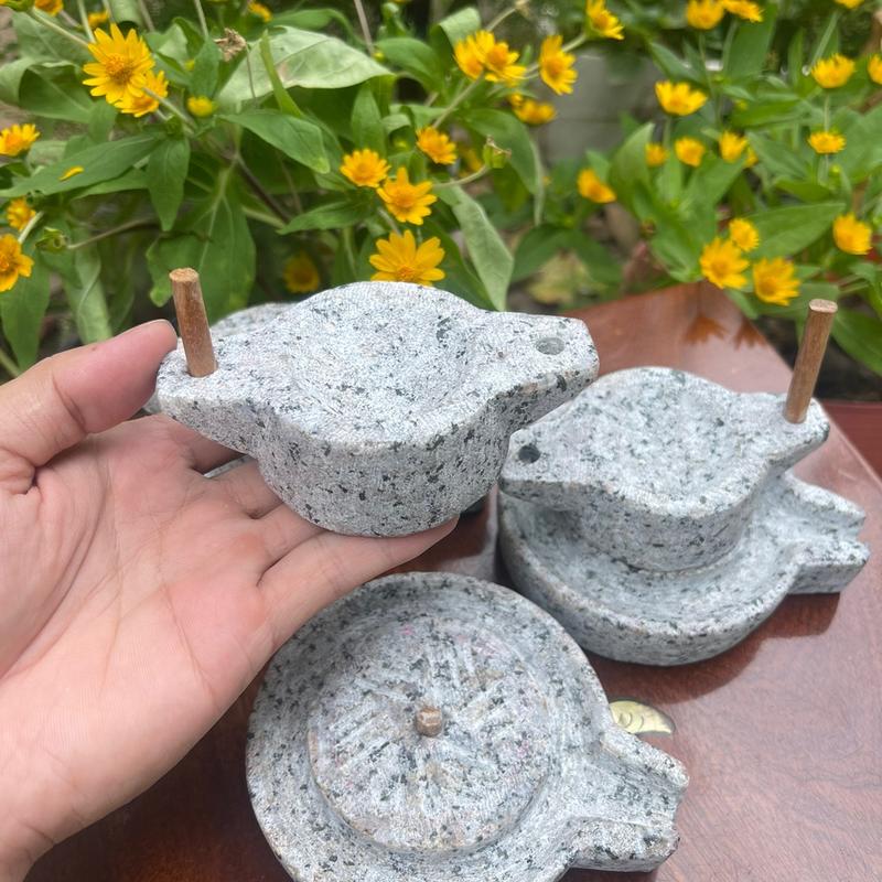 Cối Xây Bột Mini Dùng Trang Trí Phong Thuỷ “ Không xây gạo được “ 2