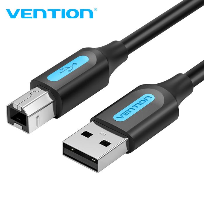 Gambar Vention Kabel Data USB Printer 2.0 Type A Male to B Male DAC - 5M - HITAM dari Java Computer Samarinda Kota Samarinda Tokopedia