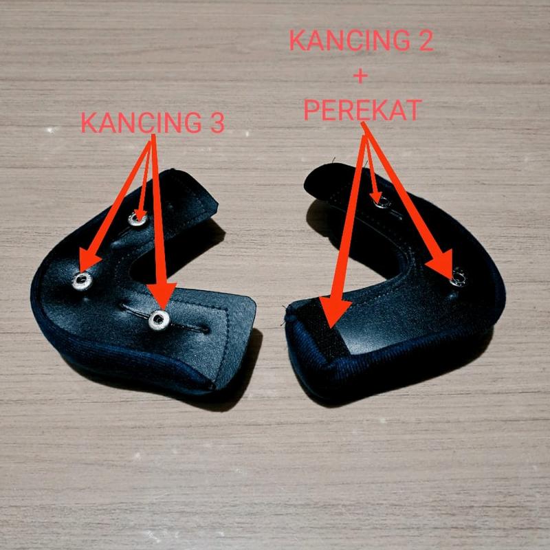 Paket Busa dan Kaca Visor Helm Ink CX22 dengan Lis Karet dan Gesper Helm - Motorcycle 7
