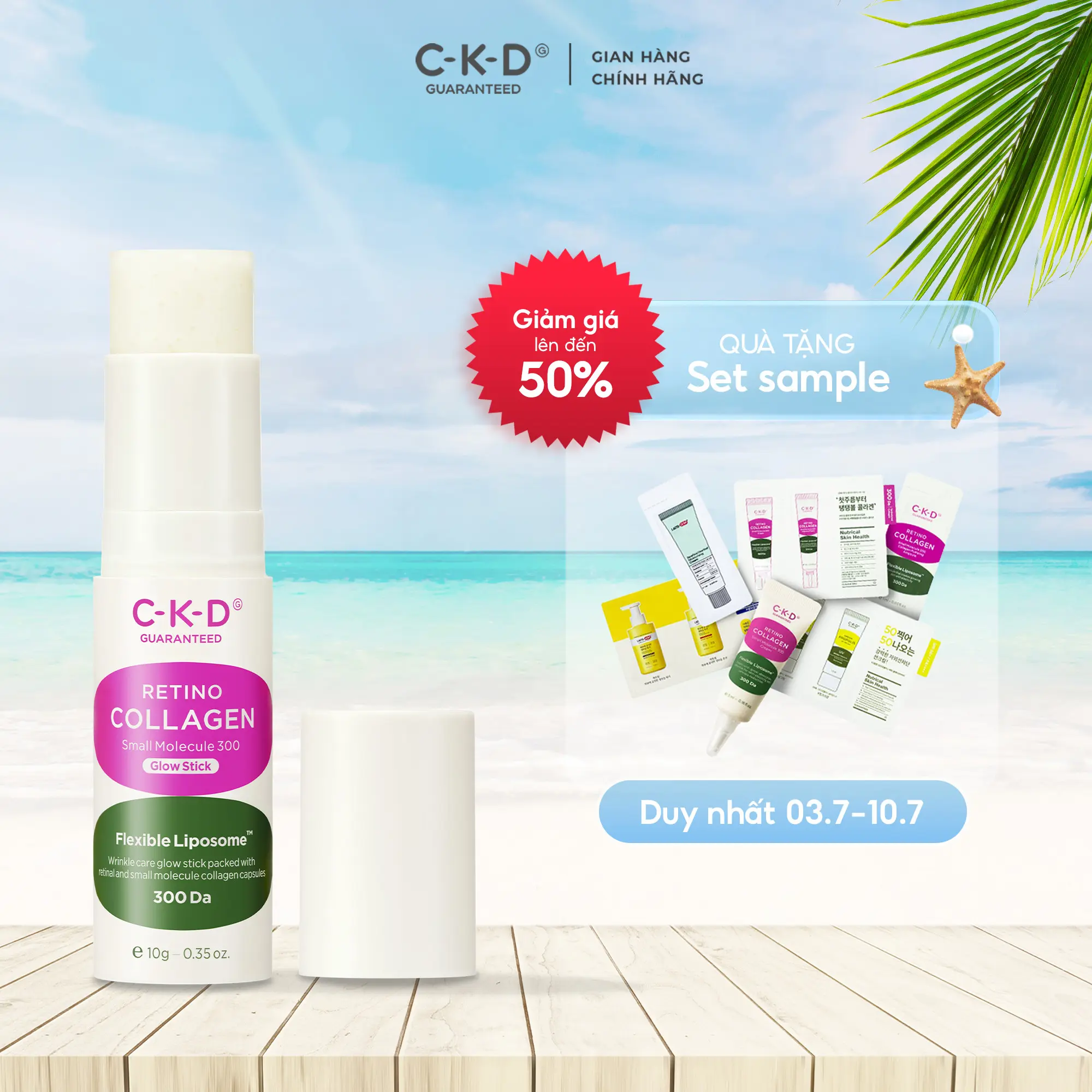 Sáp Dưỡng Đa Năng, Căng Khỏe Làn Da Glow Stick 10G - CKD Guaranteed