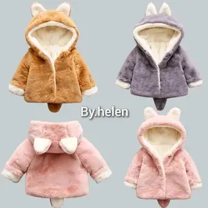Sweater bayi murah bulu hangat musim dingin sweater anak import Mantel bayi Hangat lembut