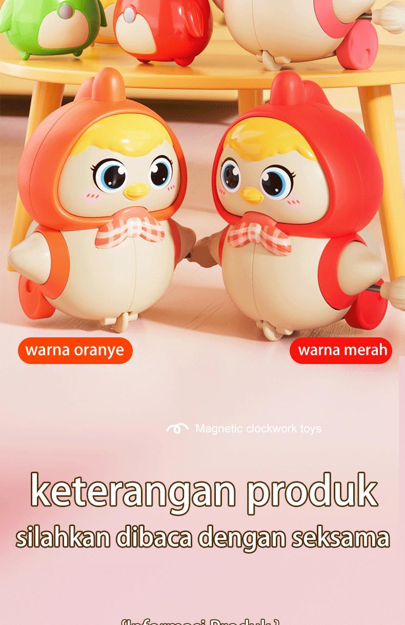 Product Introduction of Mainan Bayi Goyang, Bebek Bergerak & Berjalan, Latihan Merangkak untuk Anak 0-1 Tahun mainan bayi bunyi dan bergerak COD Toys 9