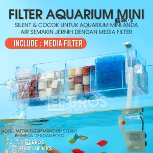 Hanging  Filter Aquarium / Hangon Filter Aquarium / Hang on Filter Aquarium / Filter Gantung Akrilik / Filter Akrilik Aquarium / Aquarium Filter