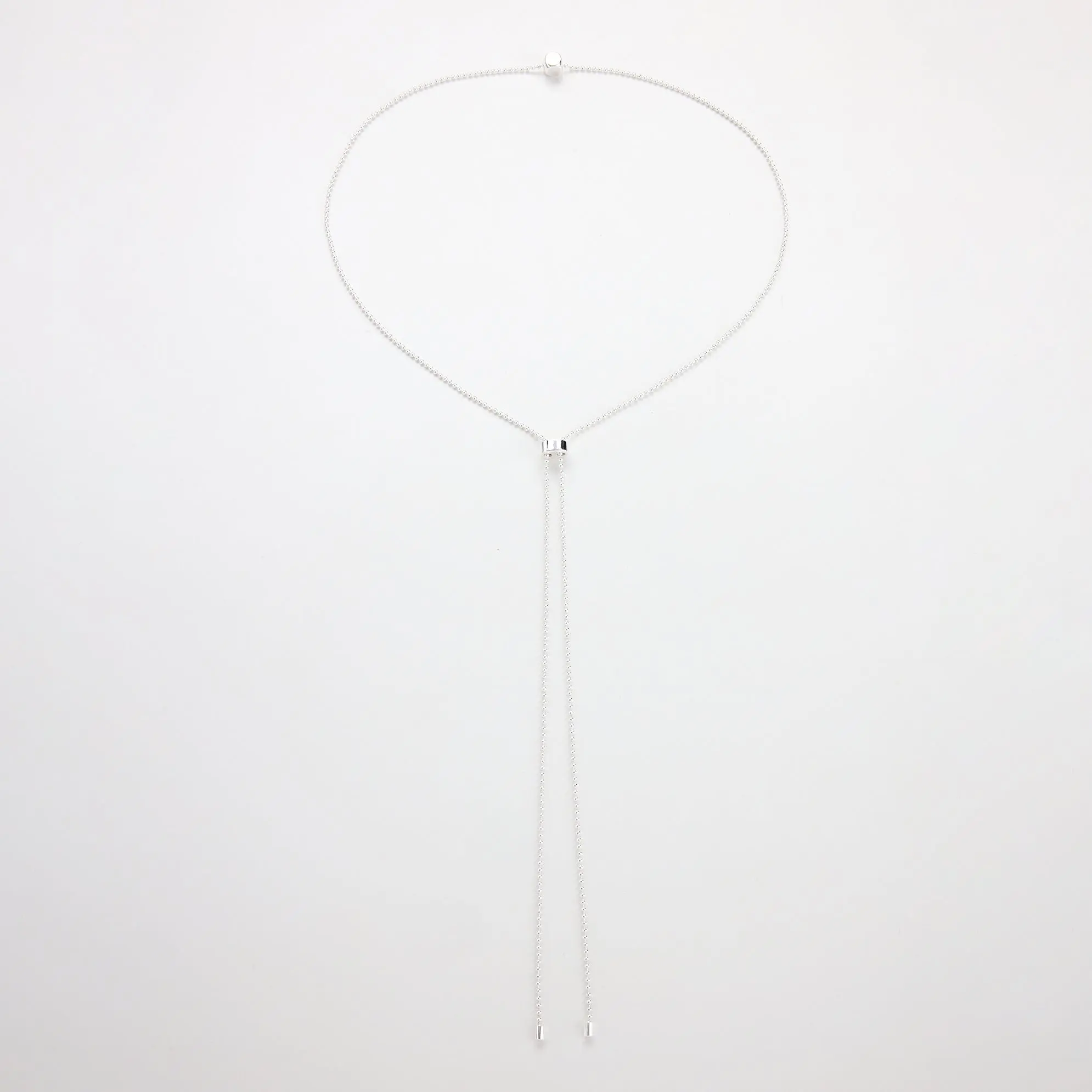 Lara & Ela | Now You See Me Silver Necklace