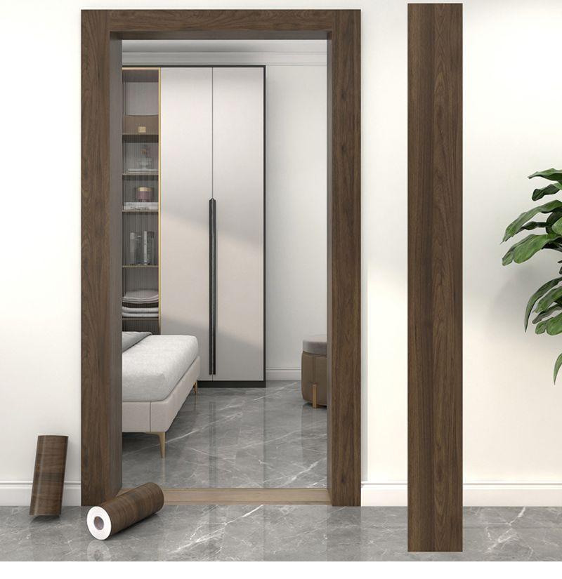 Product Introduction of Gray By Frame By Edge Wood Grain Sticker Self-Adhesive Waistline Skirting Line Window Sill Frame Decoration Renovation Waterproof Edge Wrapping Paper 20