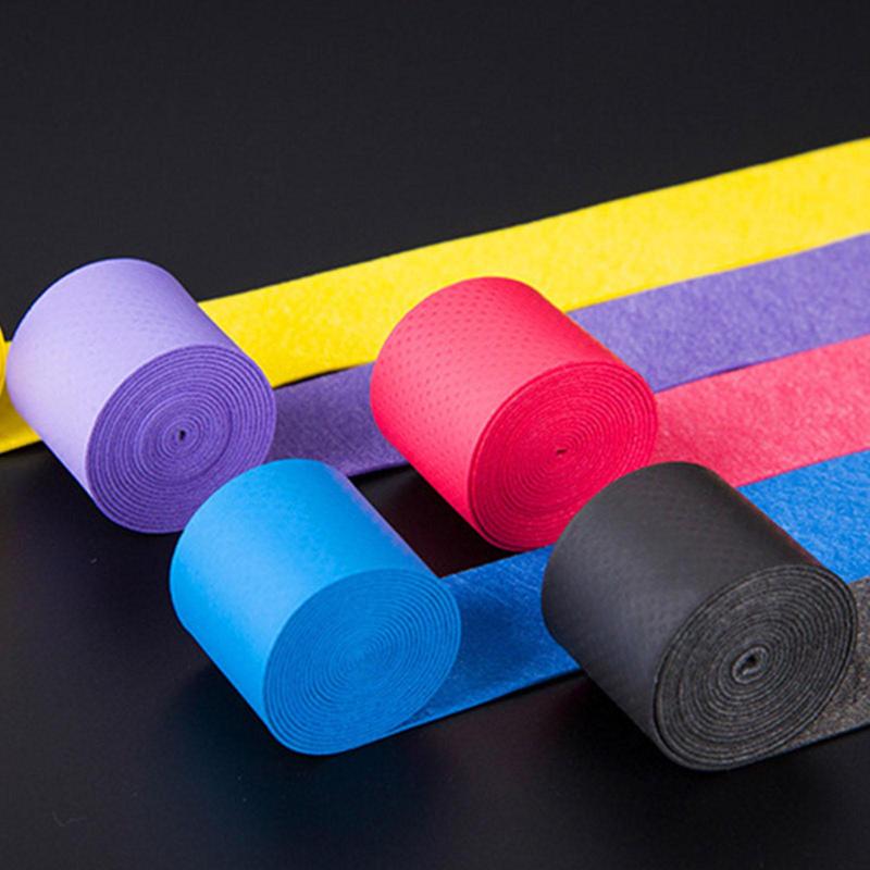 Product Introduction of Breathable Tennis Racket Fishing Rod Wrap Tapes Grip Racket Grip Tapes Belt Non-Slip Badminton S0R6 35