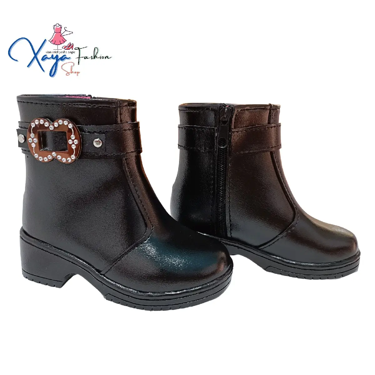 High top Boots School Shoes for Kids made in Marikina