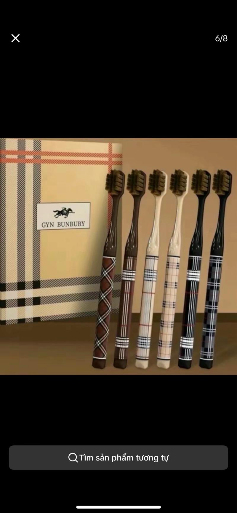 Product Introduction of Hộp 6 Chiếc Bàn Chải Đánh Răng Lông Mềm Mại sang Trọng LUXURY FASHION, Hộp Bàn Chải Trắng Răng 10