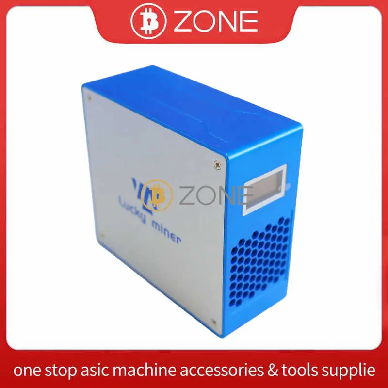 Bitcoin Sha256 Lucky 07 Hashrate 1th s In Stock Newest Solo Lottery Crypto BTC Miner With Power Supply