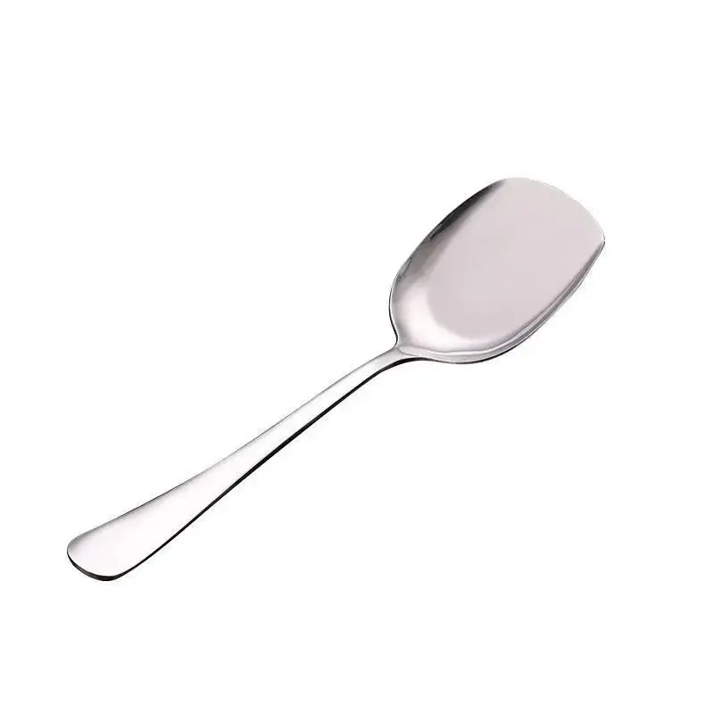 Thìa Nhà Bếp, Chất Liệu Thép Không Gỉ, Thìa Nấu Ăn, Dụng Cụ Nấu Ăn, Thích Hợp Cho Nồi Khô Và Đĩa Sắt, Thìa 4