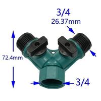 Gambar Vixplorn Konektor Cabang 3 Penyambung Selang Air Sambungan Quick Release/ Selang Y Kran Air 3 Cabang 1/2 Dan 3/4 Dengan Valve - Y Kran dari Vixplorn Kab. Tangerang 5 Tokopedia