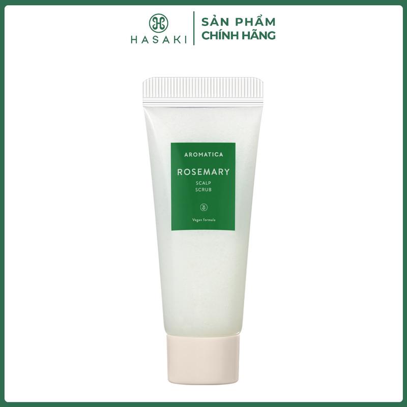  Muối Tẩy Tế Bào Chết Da Đầu Aromatica Từ Hương Thảo 30ml Rosemary Scalp Scrub | HASAKI BEAUTY 
