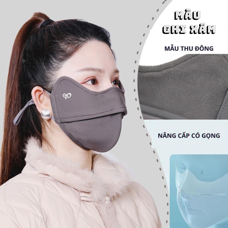 Product Introduction of [ Nâng Cấp UPF1000+] Khẩu Trang Chống Chống Nắng - Chống Tia UV Thu Đông  Phụ Kiện 9