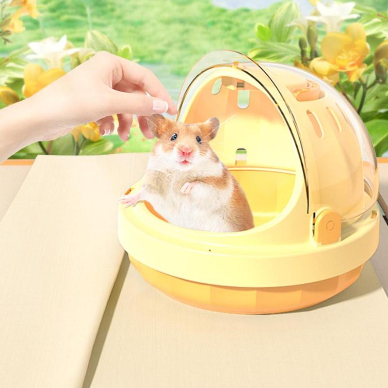 Product Introduction of Hamster Cage Exterior Cage Portable Exterior Cage Honey Bag Weasel Twiggy Rat Golden Bear Panoramic Exterior Bag Small Pet Supplies 26