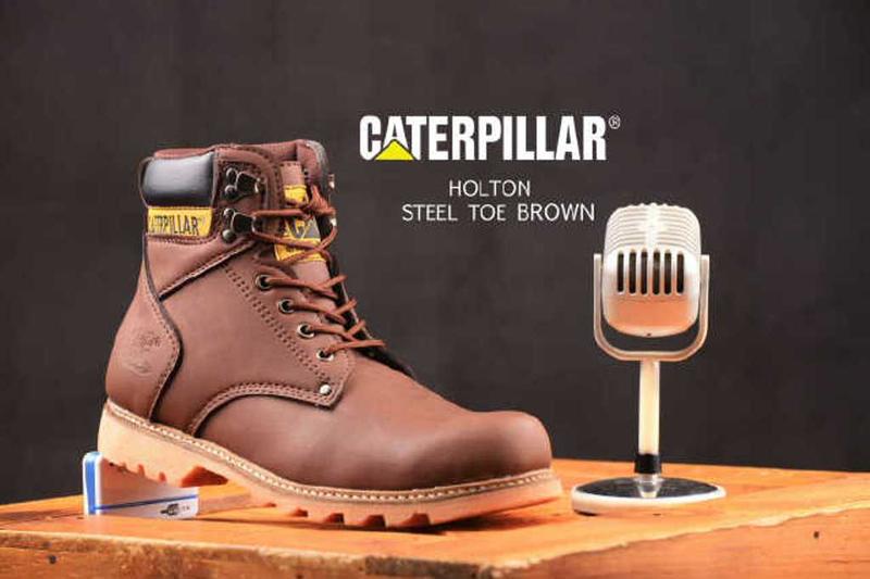 Product Introduction of Promo Sepatu Pria Caterpillar Holton Steel To Safety Ujung Besi Terlaris murah Kerja Shoes 25