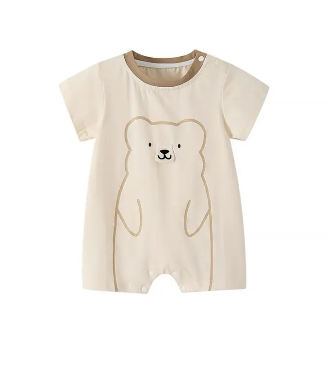 Body In Hình Dễ Thương cho Bé Sơ Sinh Từ 3-12kg. Chất Thun Lạnh Mềm Mịn Jumpsuit bososinh 1