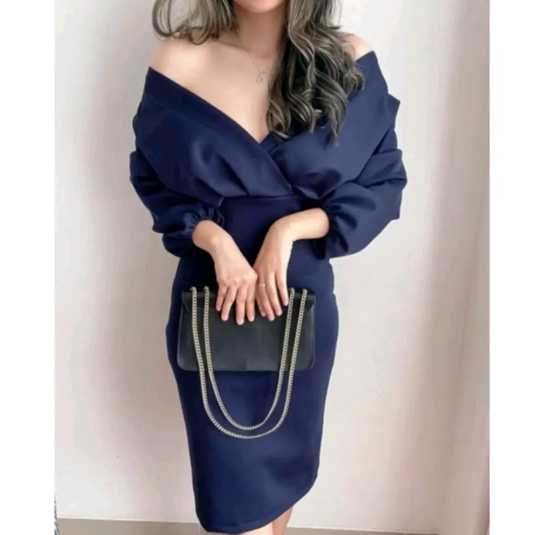 Dress Pesta Salsa Korean style//dress party terbaru Cantik Formal