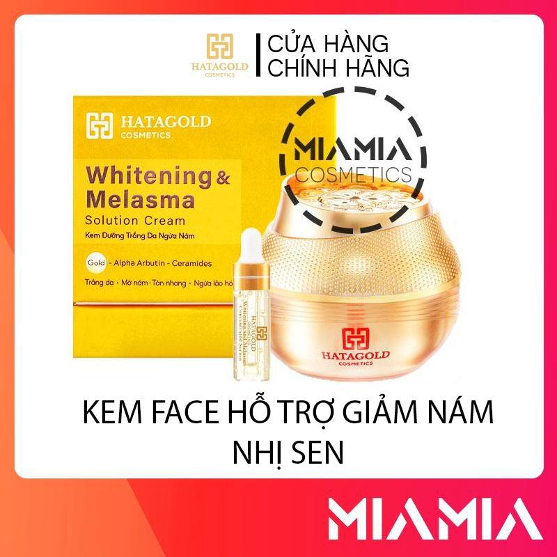 Kem Face Hỗ Trợ Da Nám Hatagold Chính Hãng Tinh Chất Nhị Sen whitening Melasma cream