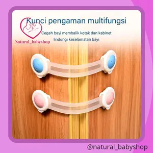 KUNCI KULKAS LACI LEMARI PENGAMAN PINTU BABY SAFETY LOCK Bayi