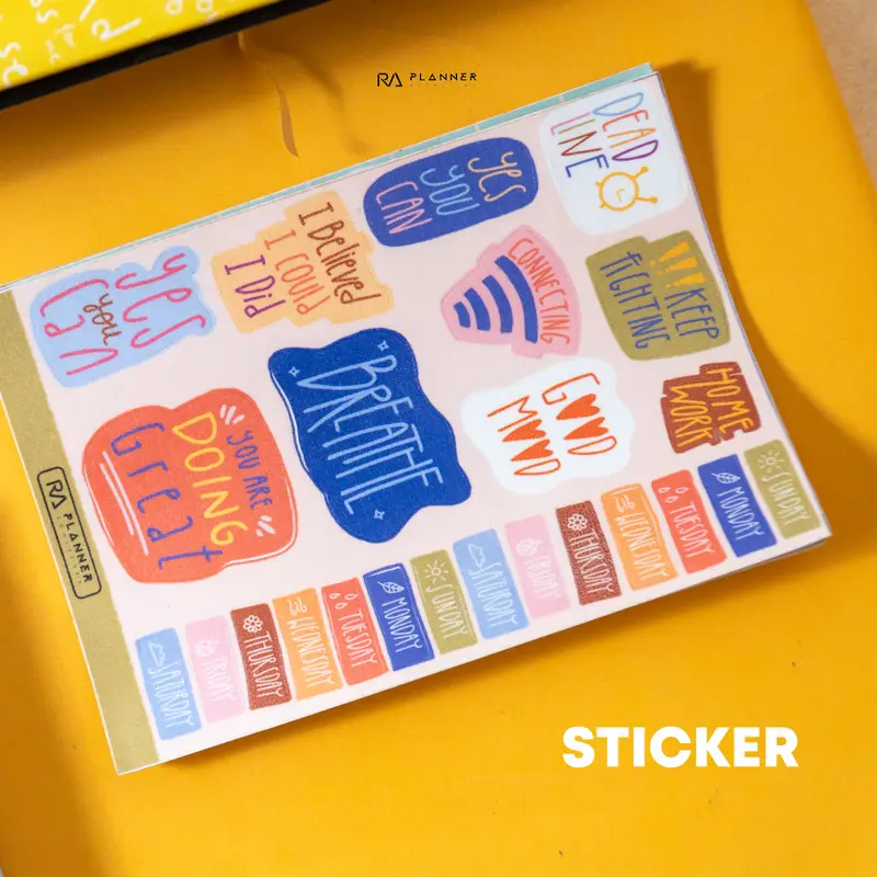 STIKER SHEET UNYU 3.0 BY RA PLANNER 0
