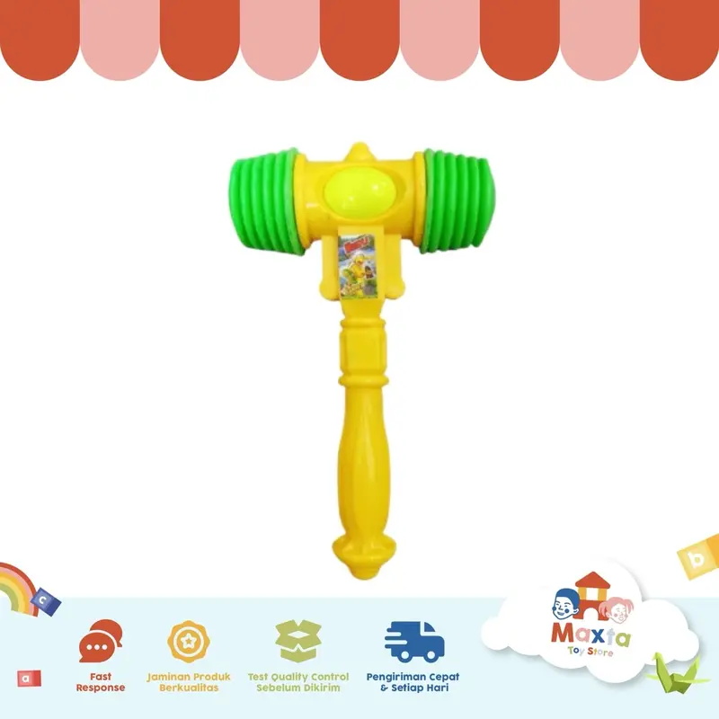 Mainan palu / hammer whistle bisa bunyi 2