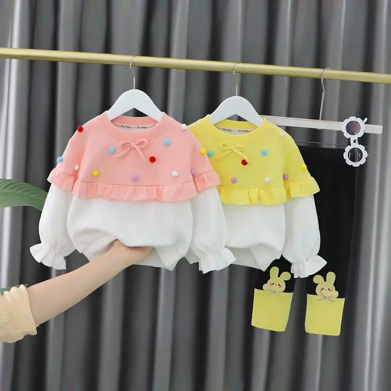 Setelan lucu baju anak perempuan 0 bulan - 4 tahun MOTIF POL RAINBOW Bayi Parsel Cewek Katun set 6