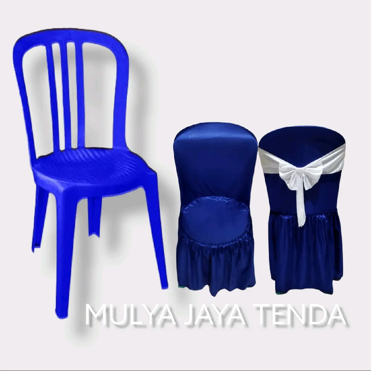 Sarung Kursi Plastik Napoli Type 101 (isi 10pcs) Bahan Kain Filamin