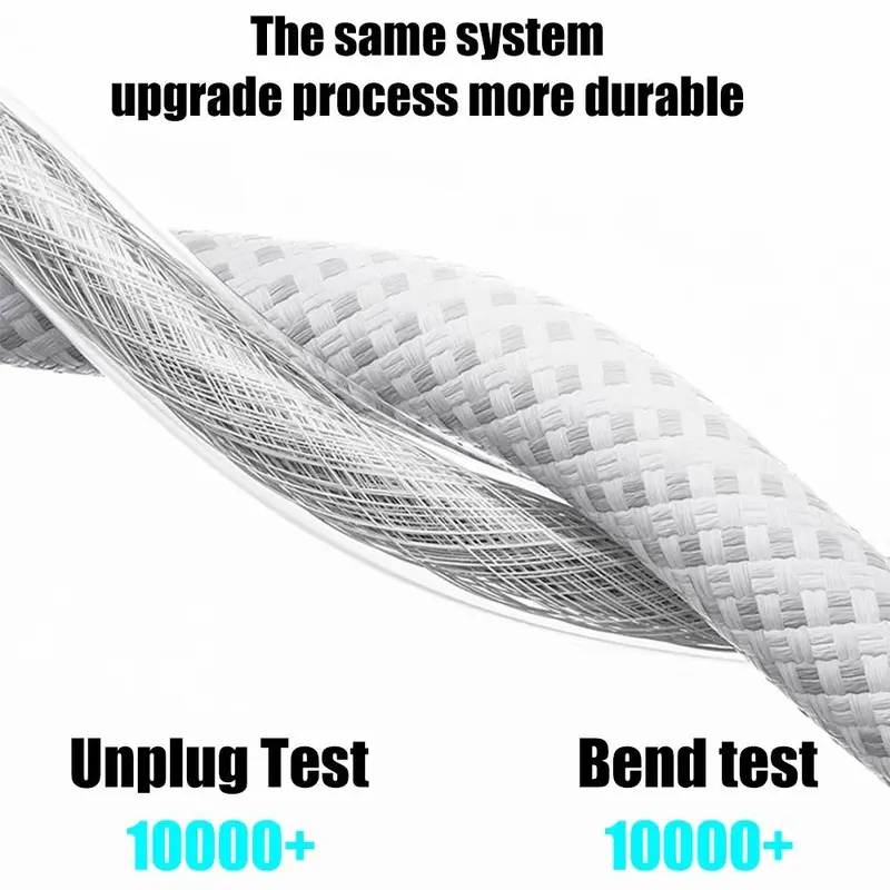 USB A to USB Type C Charger Cable, 3A Fast Charging Cable, Compatible with iPhone 16/15 Series, Samsung S24/S23 S22/Note 20/10, Pixel, Moto, Car Play 2