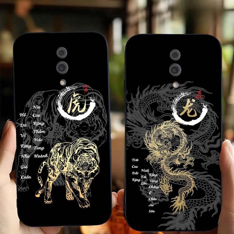 Ốp lưng Dành Cho Oppo K3 cạnh viền vuông, bảo vệ camera in hình 12 Linh Vật