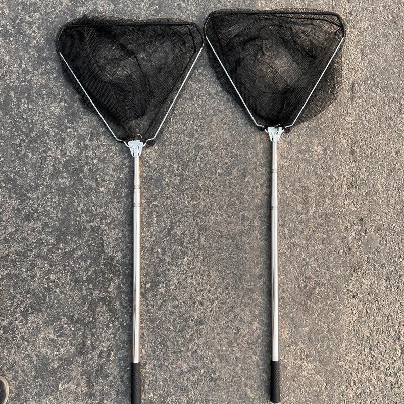 Vợt Cá Vợt Gấp Gọn 2m1 inox Nguyên Khối Bắt Cá Đi Câu Câu Cá Fishing