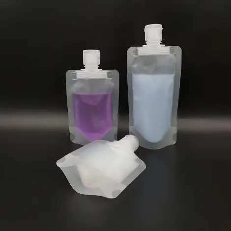 BISA COD H5773 Travel Pouch Botol Refill Transparan Shower Gel Shampoo Portable Plastik 2
