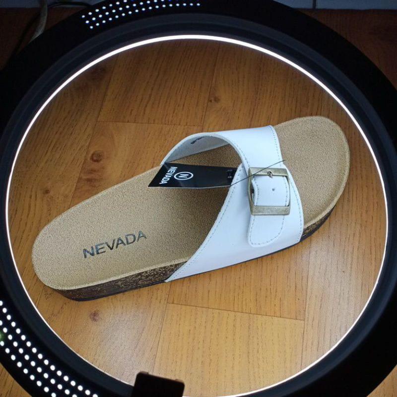 sandal nevada wanita sendal slop wanita terbaru Kasual sandalpuyuhfladeo 0