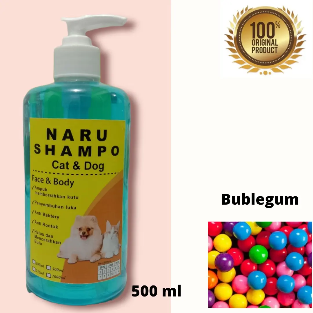 Shampo kucing & anjing anti kutu,bakteri dan anti rontok